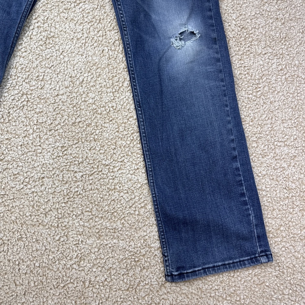 Levis 559 Jeans Mens 33x32 Blue Relaxed Straight Fit Denim Pants Classic Zip Fly - Picture 2 of 15